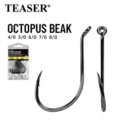 Anzuelos Jigging TEASER Pico de Pulpo – Alta resistencia y con púas