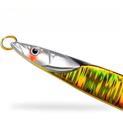 Señuelo jig de plomo largo alcance para pesca en agua salada