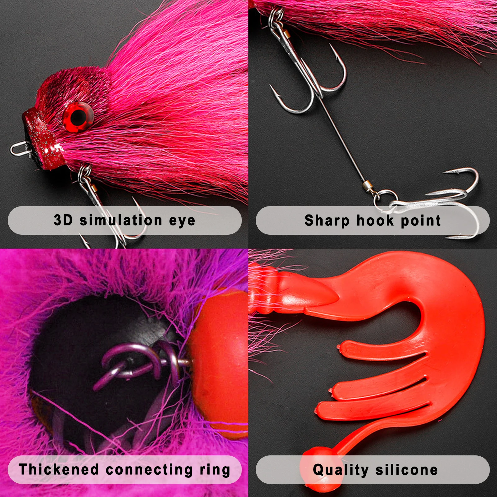 Free Fisher señuelo de lucio multiarticulado para pesca ratón suave - imagen 5