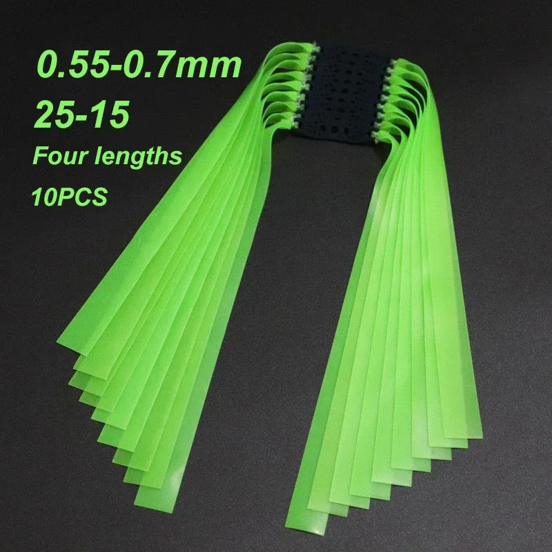 Banda elástica plana transparente tirachina verde alta elasticidad - imagen 3