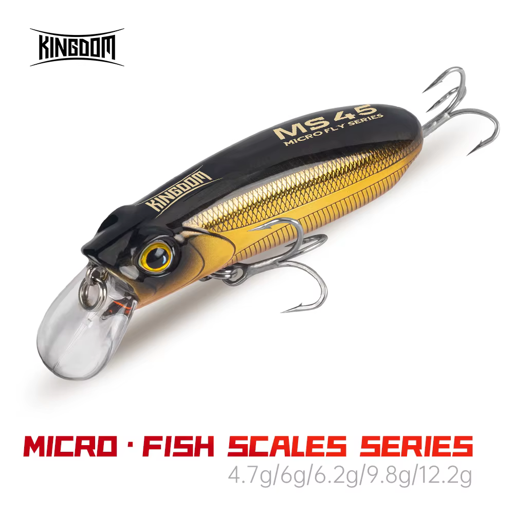 Kingdom Micro Señuelo de pesca - Topwater Twitchbait Minnow