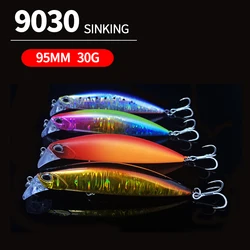 Swimbait de fundición larga para agua salada, lubina y trucha