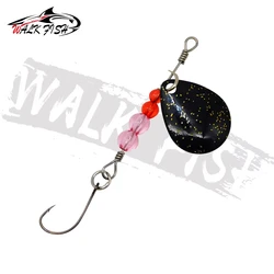 WALK FISH Cuchara de Pesca Giratoria Metálica – Señuelo Trucha