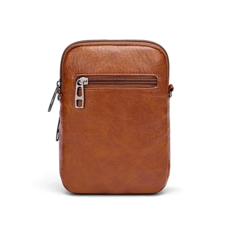 Bolso bandolera piel retro occidental textura suave - imagen 5
