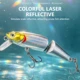 WALK FISH Señuelo Minnow multisegmentado ojo rojo para lubina - imagen 3