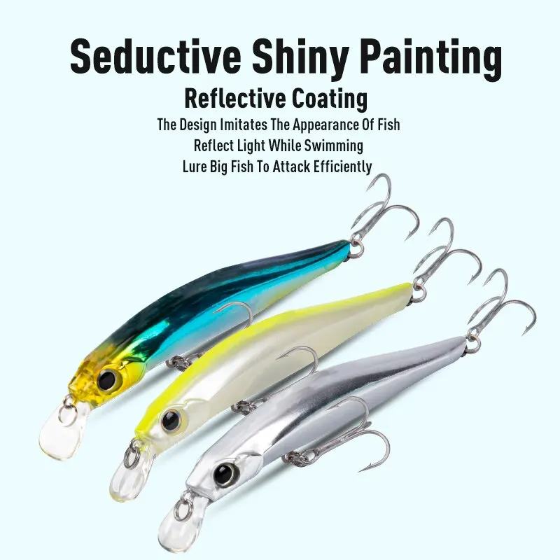 Artista FR Silence Jerkbait Minnow – Señuelo para lubina - imagen 2