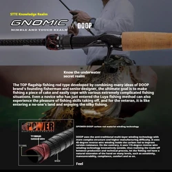Caña ultraligera Doop Gnomic para lubina – Casting/spinning de alta sensibilidad