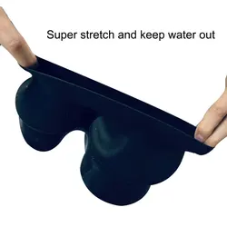 Cuello de látex recortable para traje seco de kayak