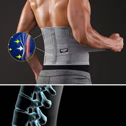 Cinturón lumbar antideslizante para ciática con soporte de espalda