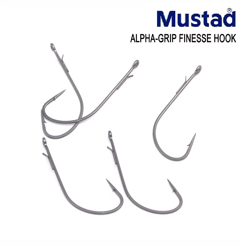 Mustad AG34045-TX anzuelo obstáculo Texas mango recto reforzado