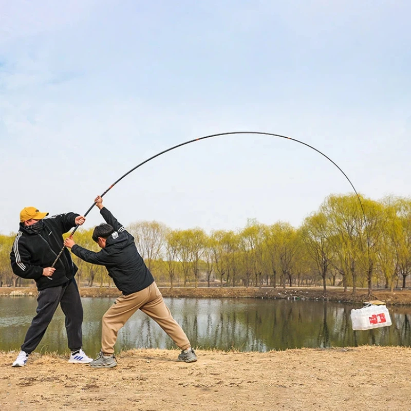 Caña para pesca de grandes peces ultraligera – esturión y carpa plateada - imagen 2