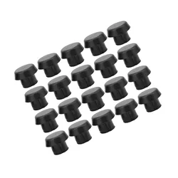 Tapa de goma negra para taco de billar – Protector de base
