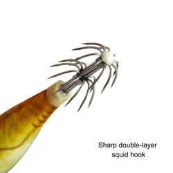 Señuelos Egi luminosos de calamar para pesca - Pulpo y sepia