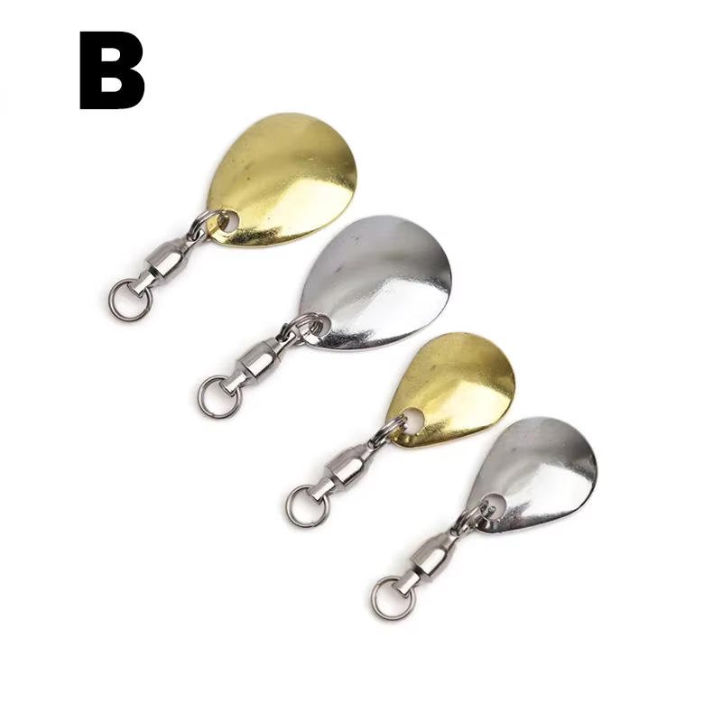 OUTKIT Señuelo DIY spinner cuchara con acero inox reflectante - imagen 3