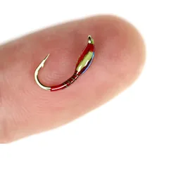 Moscas húmedas hundimiento rápido larva frigánea para trucha y tímalo