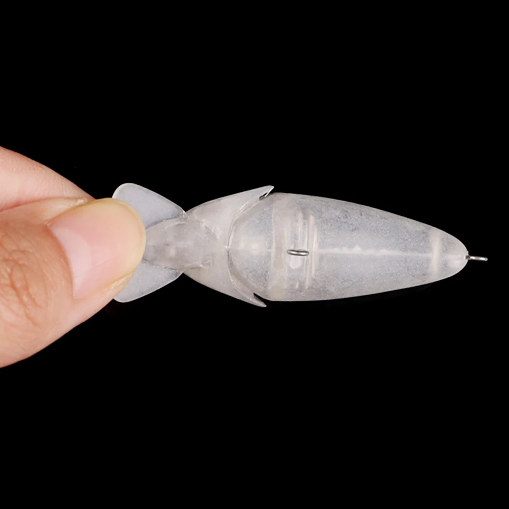 Dr.Holife Crankbait blanco sin pintar – señuelo para bricolaje - imagen 2