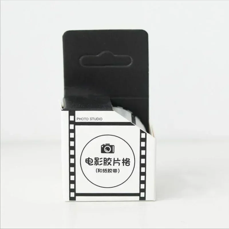 Cinta Washi en blanco y negro para cámara o álbumes de recortes
