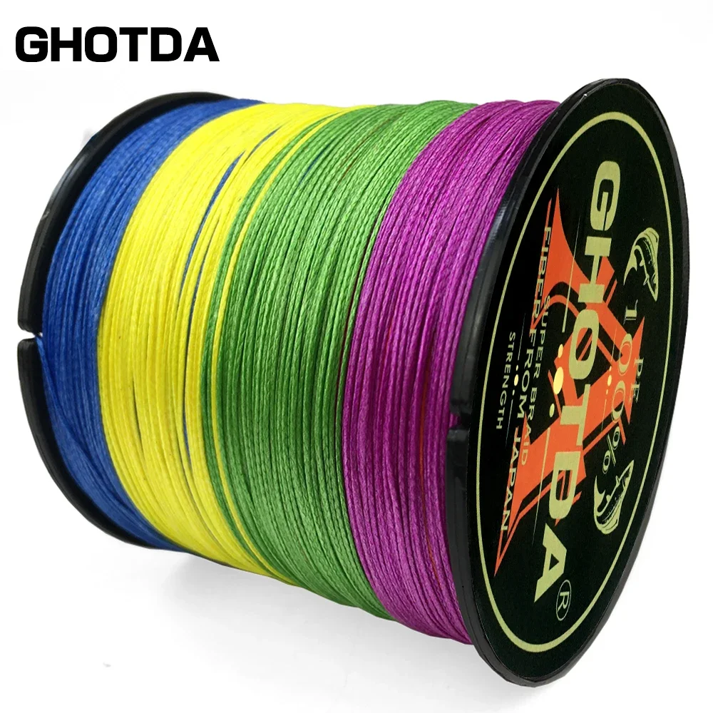 Sedal trenzado GHOTDA PE japonés – 10-120lb flotante - imagen 3