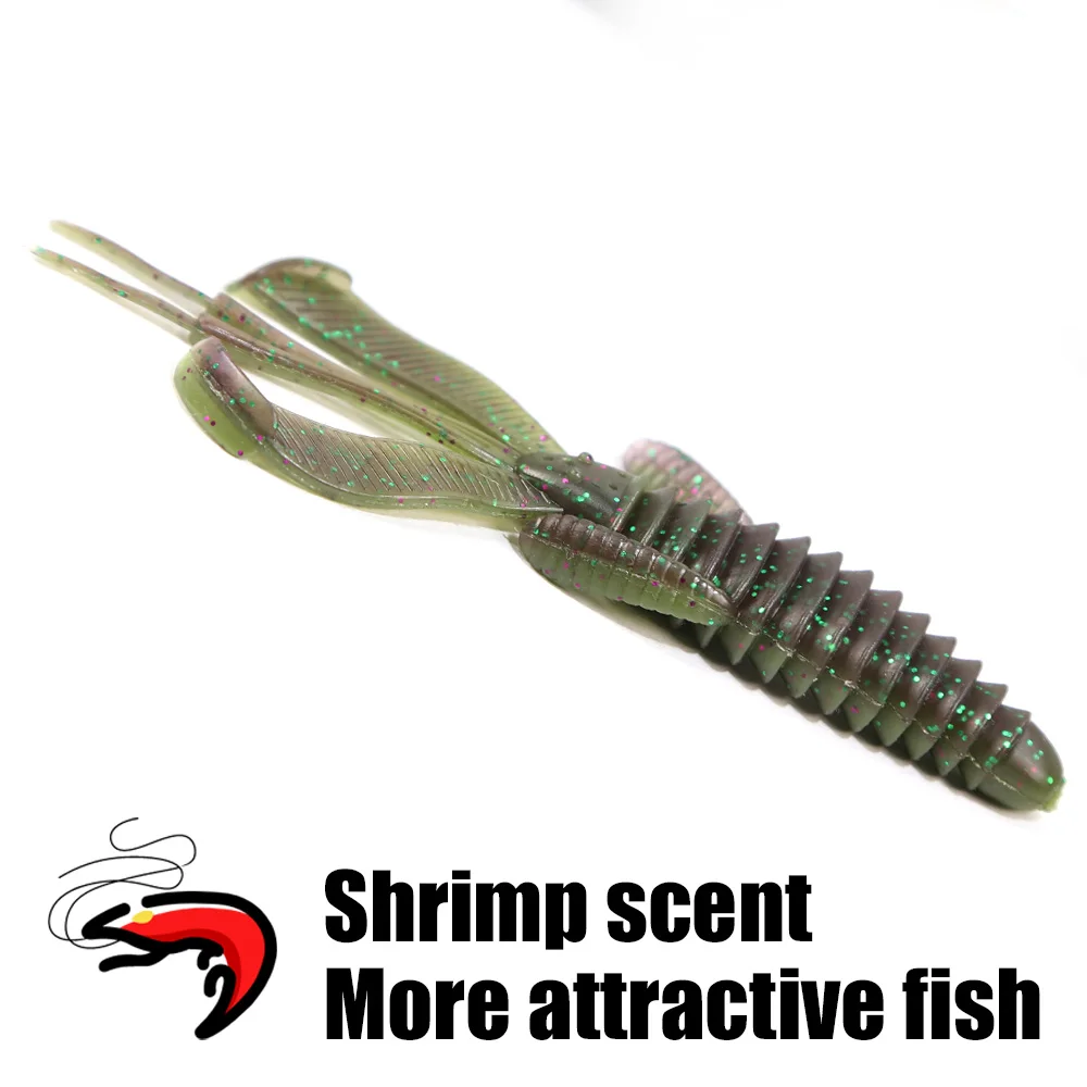 PEAK Craws 86mm – Señuelos suaves de camarón para pesca - imagen 5