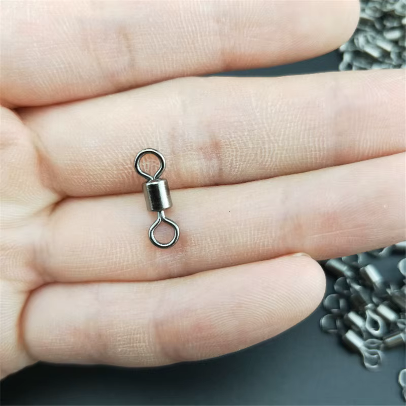 Conectores giratorios snap de acero inoxidable para pesca de carpa - imagen 2