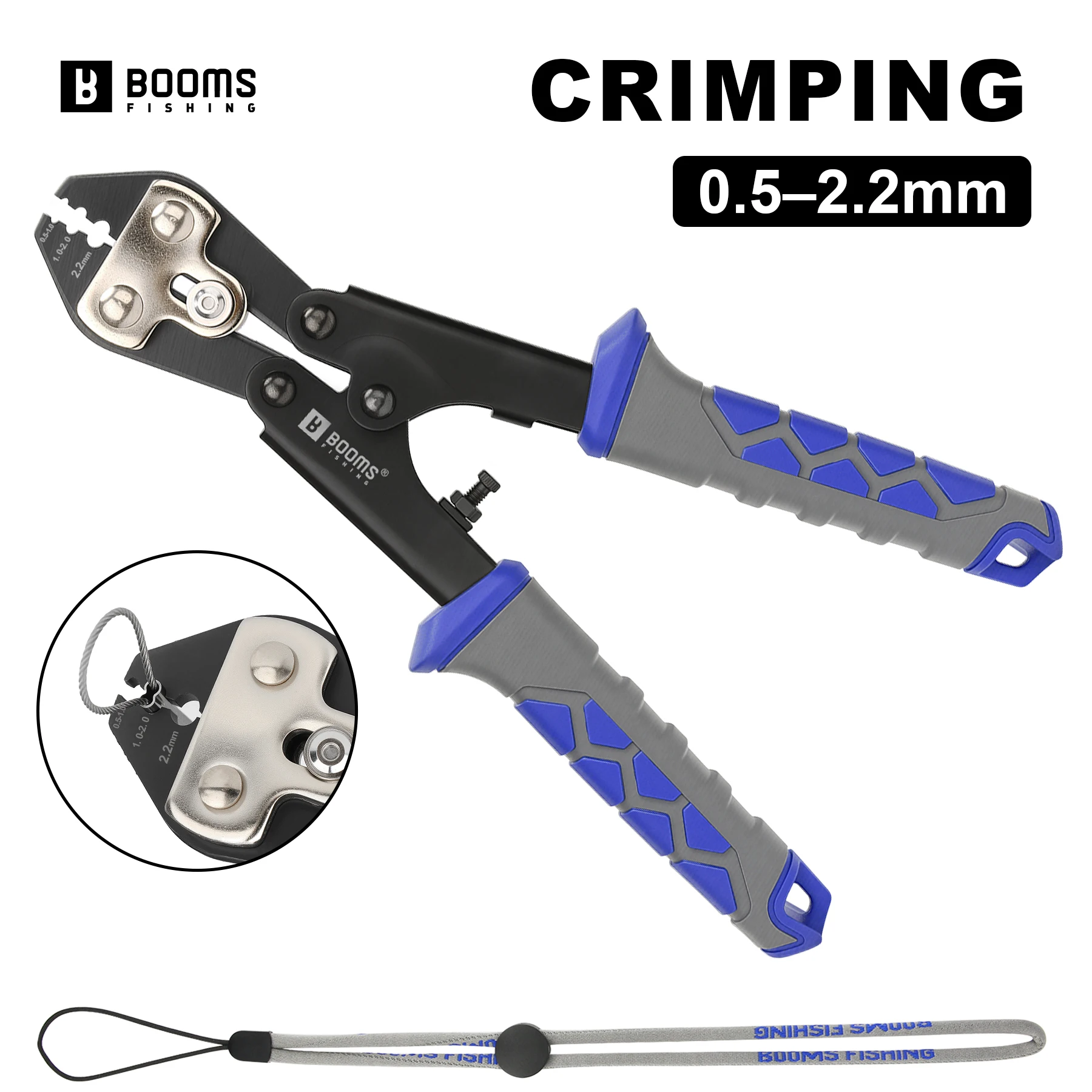 Booms Fishing XW42 Alicates Crimpar para Terminales de Pesca