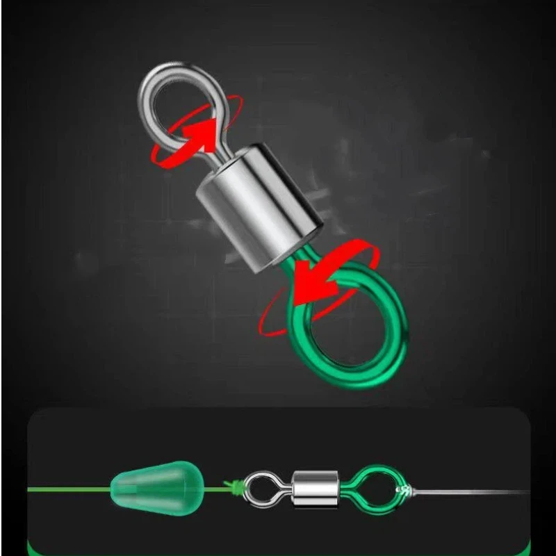 Línea preatada para carpa con flotador y plomada resistente - imagen 3