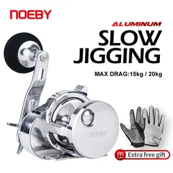 Carrete Slow Jigging NOEBY para señuelos en agua salada