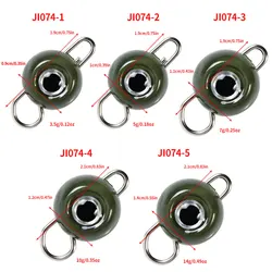 Jig Head de plomo para agua salada – pesos de pesca