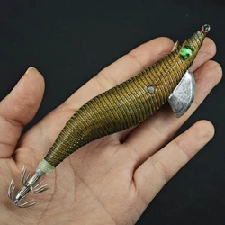 Ackibbik jig de calamar glow con ganchos para pesca nocturna marina
