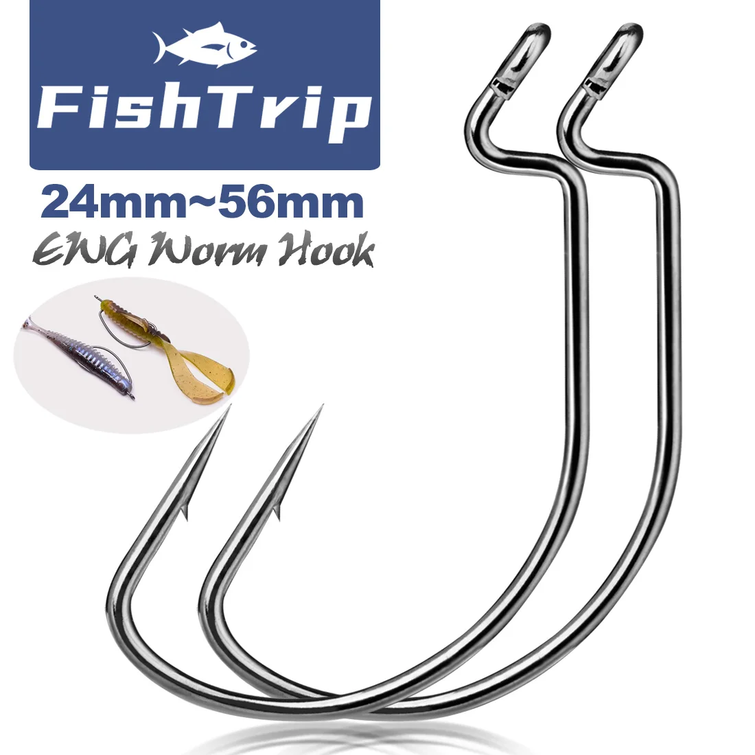 Anzuelos EWG FishTrip – Vástago ancho para vinilo y lubina - imagen 3