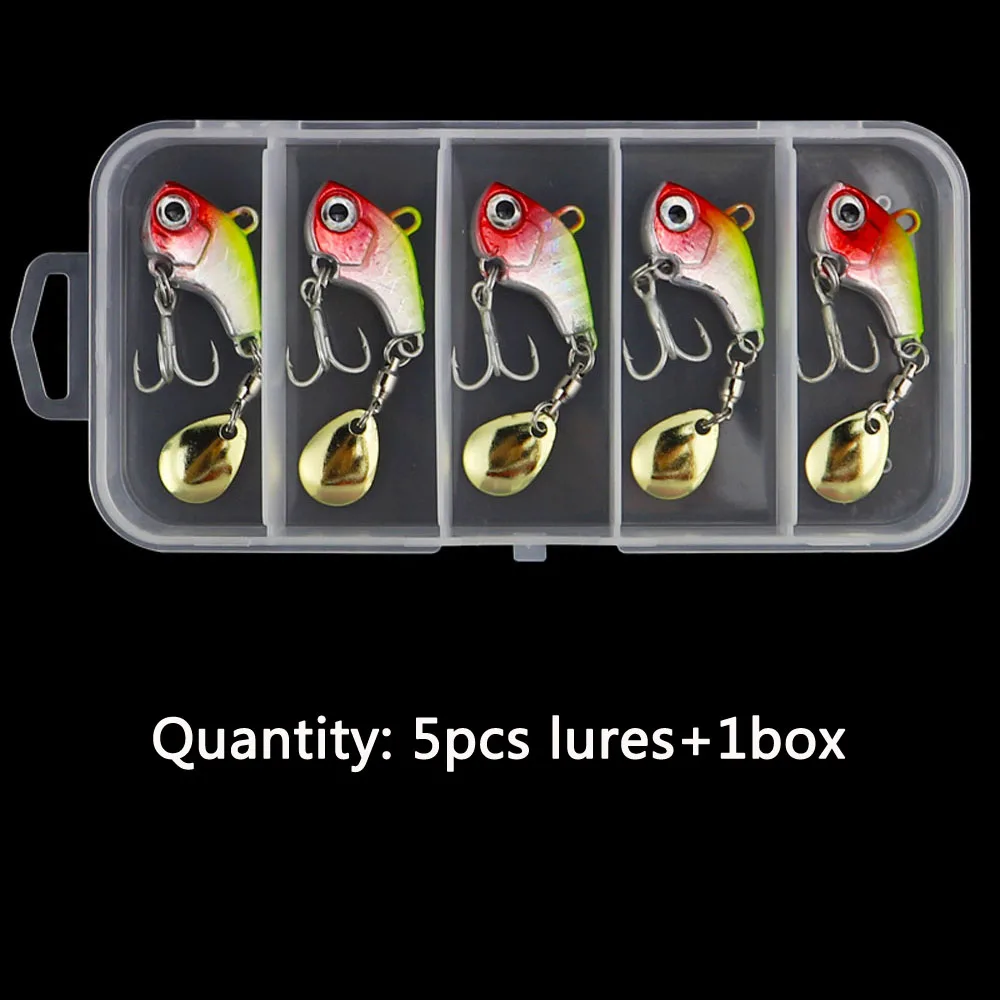 Jig giratorio VIB de metal – señuelo duro para pesca - imagen 2