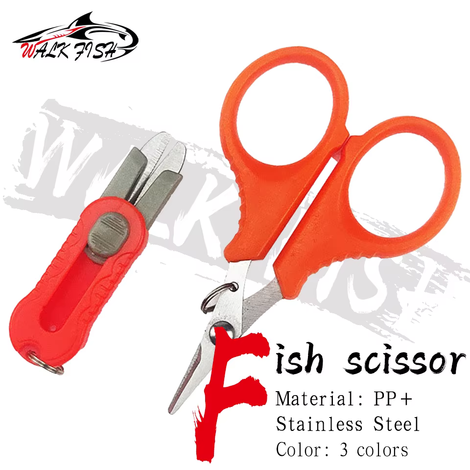 Tijera WALK FISH tipo Camarón – Acero inoxidable para pesca - imagen 3
