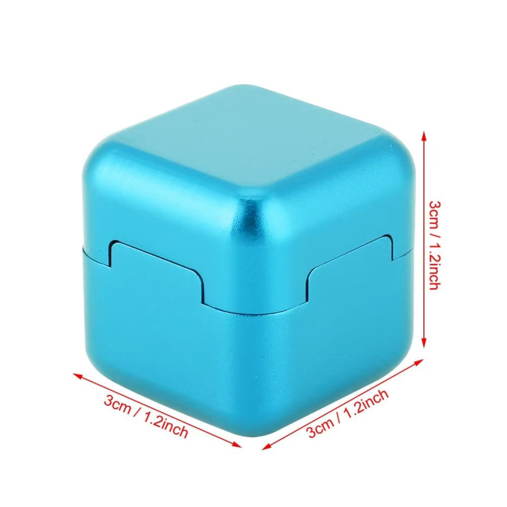 Caja de tiza de aluminio para billar cerrada
