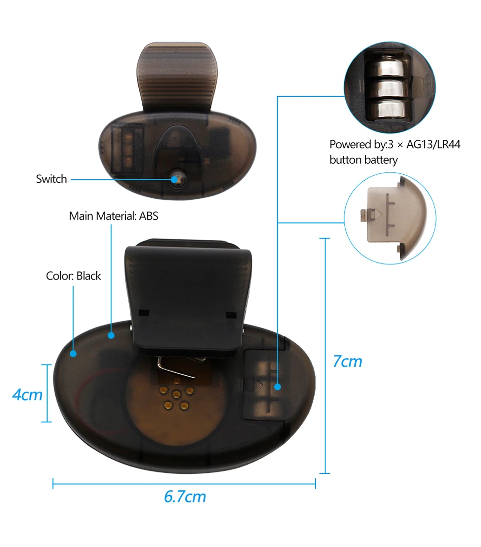 Alarma para pesca con luz y sonido