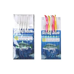 Señuelos Sabiki luminosos en cadena para anguila y agua salada