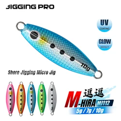 Zinc Jigging Pro Micro jig — Caída lenta para costa y roca