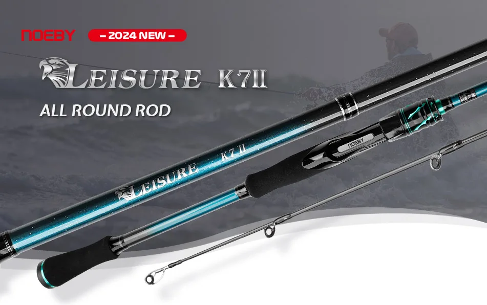 Noeby K7 caña de pesca acción rápida