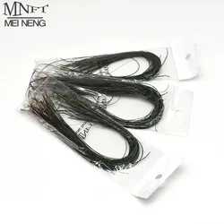 MNFT Alambre Plumas Pavo Real Verde Oliva para Mosca