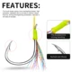 PROBEROS Anzuelos Dobles Asistencia de Pluma Slow Jig – Acero carbono - imagen 5