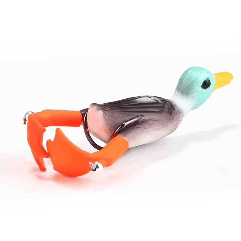 Señuelo Topwater Pato Goma Hélice Campanas – Popper Wobbler Curricán - imagen 3