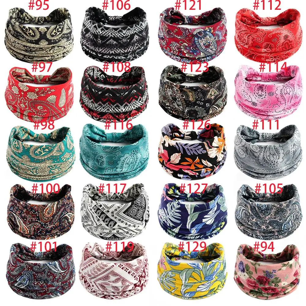 Diademas de pelo nudo cruzado vintage bohemio para yoga y niña - imagen 4