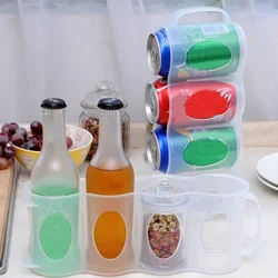 Organizador nevera latas refrescos cerveza botellas para cocina