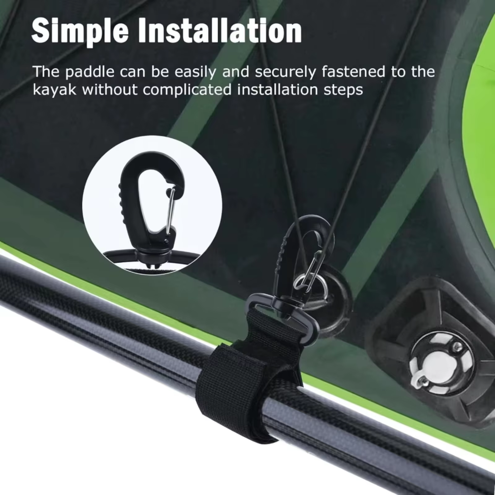 Correa para Remo de Kayak con Clip Giratorio de Seguridad - imagen 3