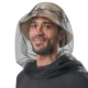 Sombrero con mosquitera resistente para pesca, protección facial