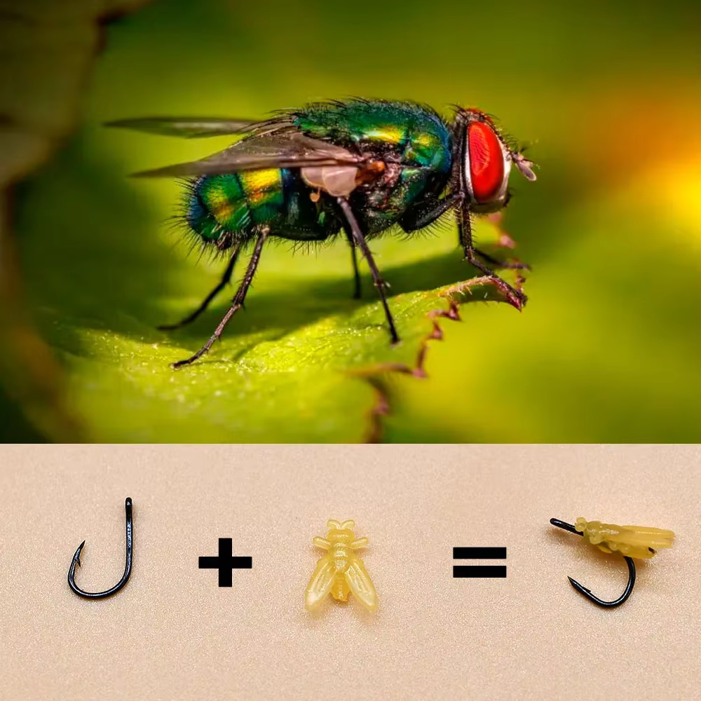 Señuelo Mosca Biónico – Anzuelo Pequeño Color Cebo Suave para Pesca - imagen 5
