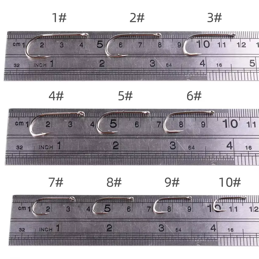 Aorace Anzuelos Jig Head con púas – Vástago largo para carpa y mar - imagen 4