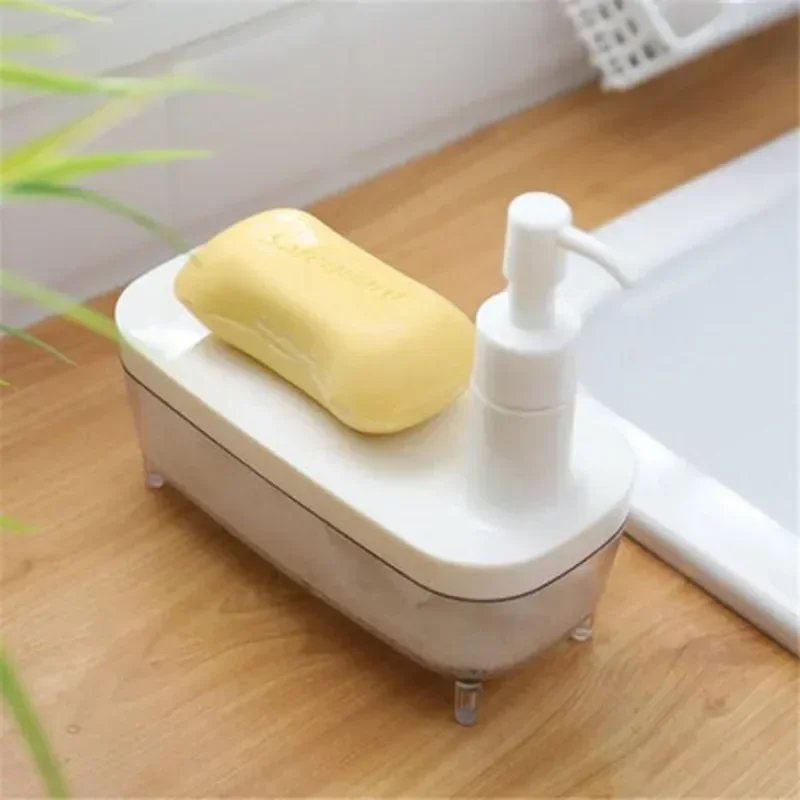 Dispensador de líquido con escurridor y soporte de jabón para cocina - imagen 5