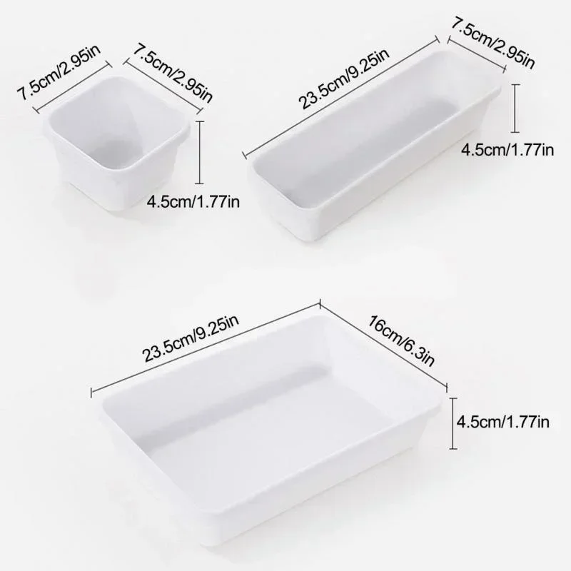 Caja multiusos para escritorio, organizador de cajones y útiles - imagen 5