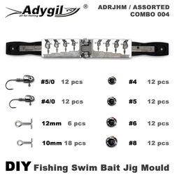 Adygil ADRJHM Molde Jig Head para cebos de natación