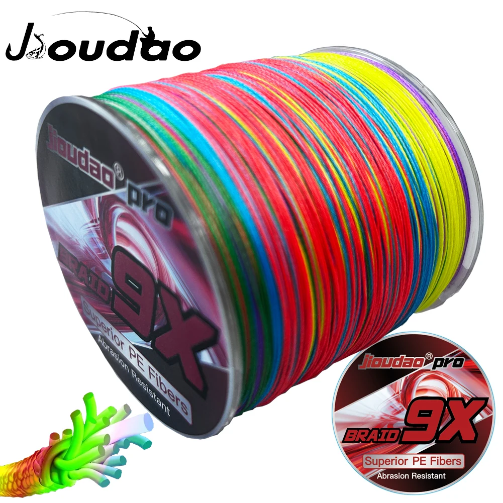 Línea trenzada PE multicolor alta resistencia para pesca - imagen 4